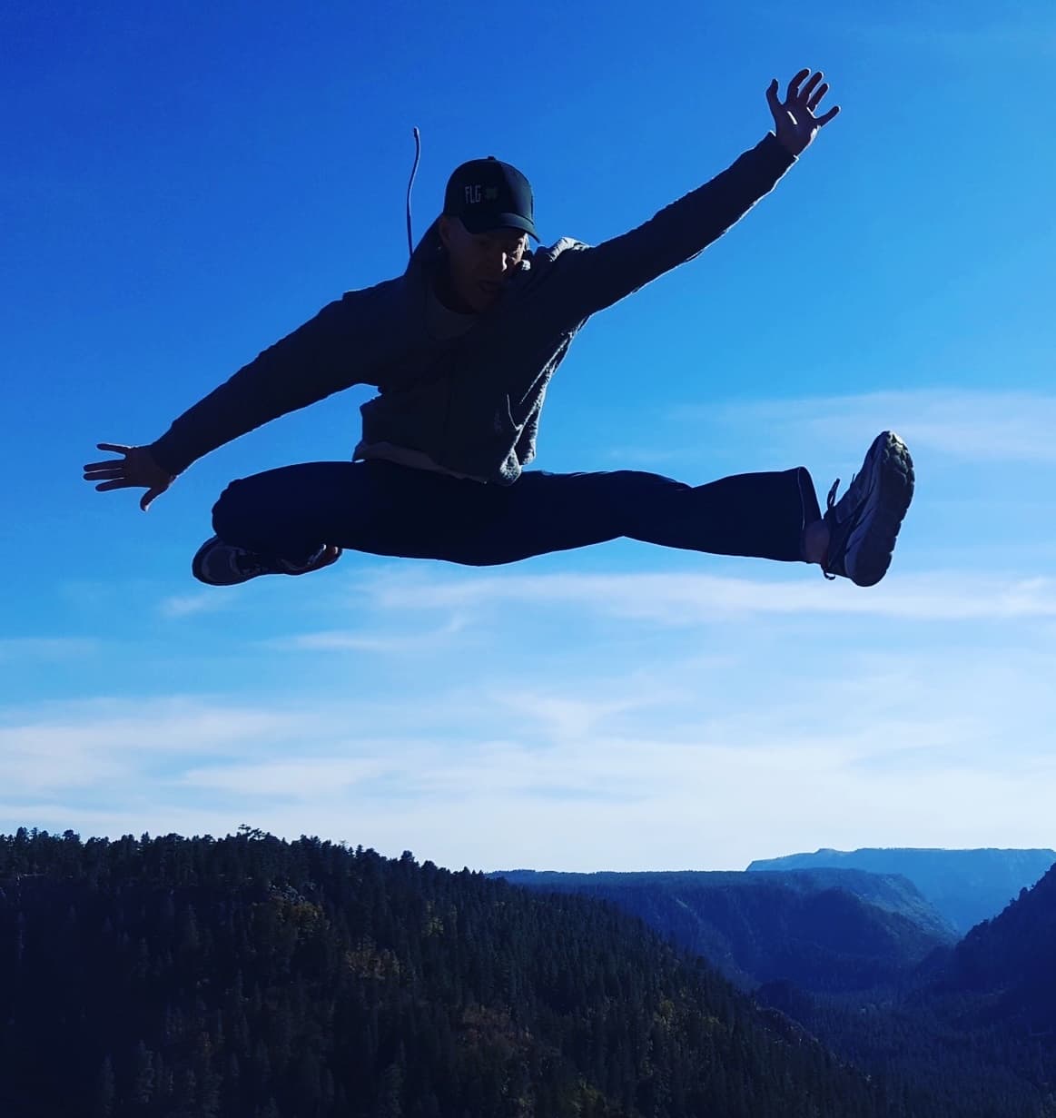 Steve at Oak Creek Canyon overlook