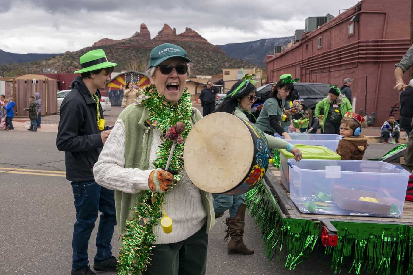 The annual St. Patrick's Day Parade marches through Uptown Sedona